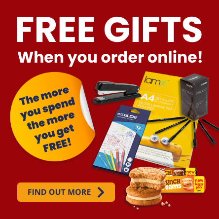 Choose your FREE treats when you order educational supplies from HBS