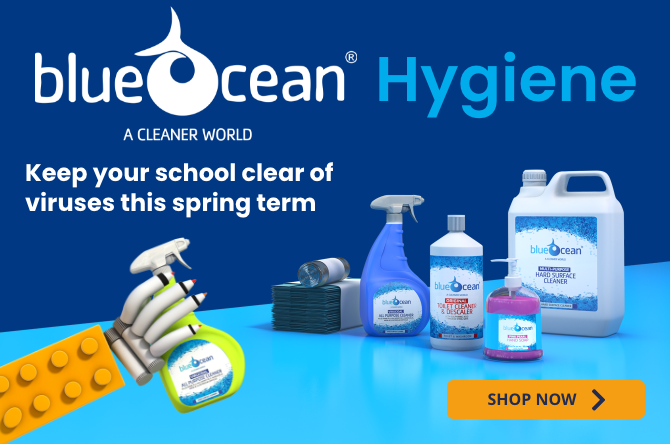 Blue Ocean the complete hygiene range for schools