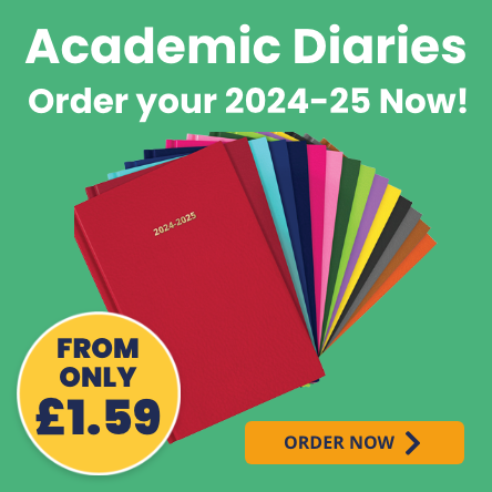 Huge range of academic diaries and planners