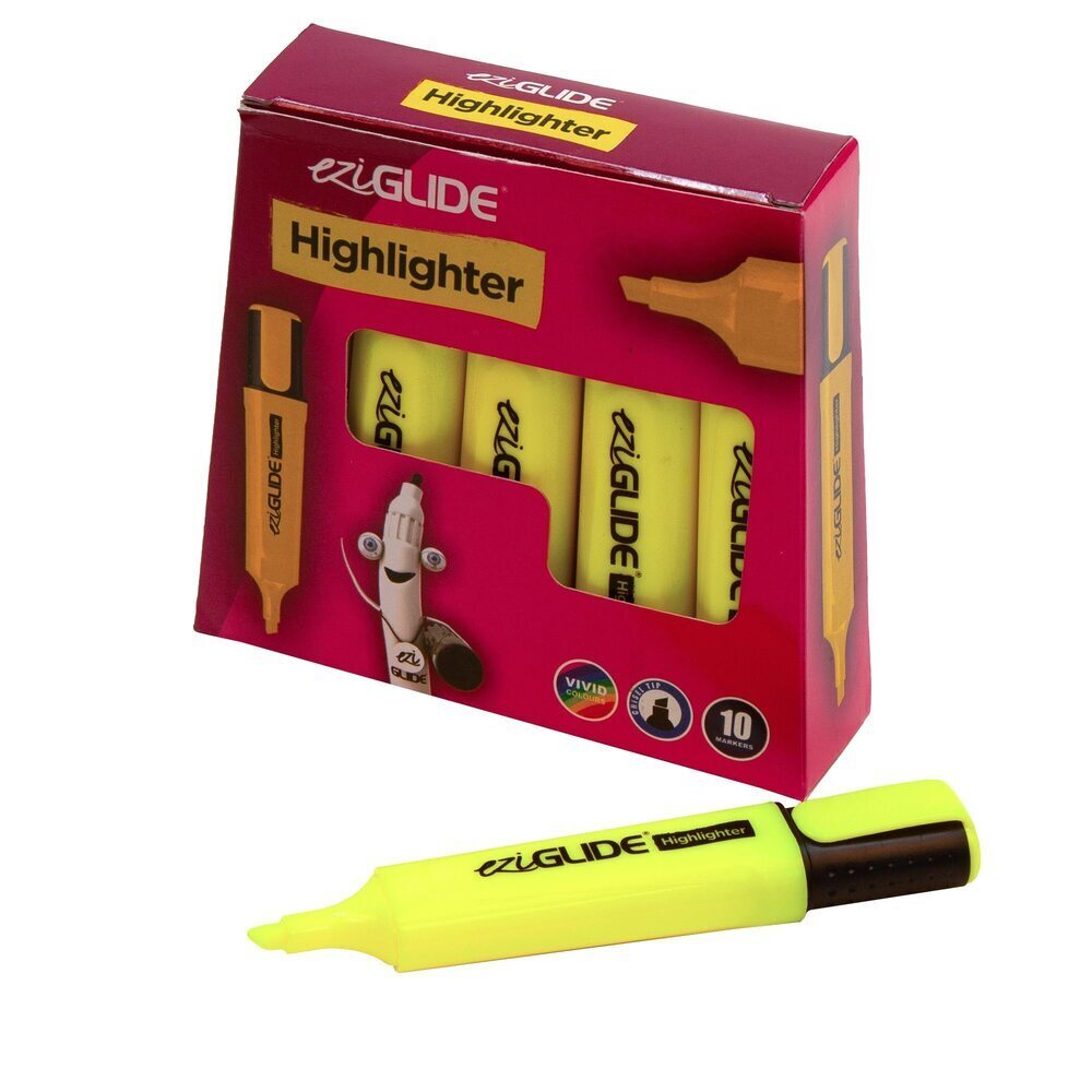 EziGlide Highlighter Markers Yellow