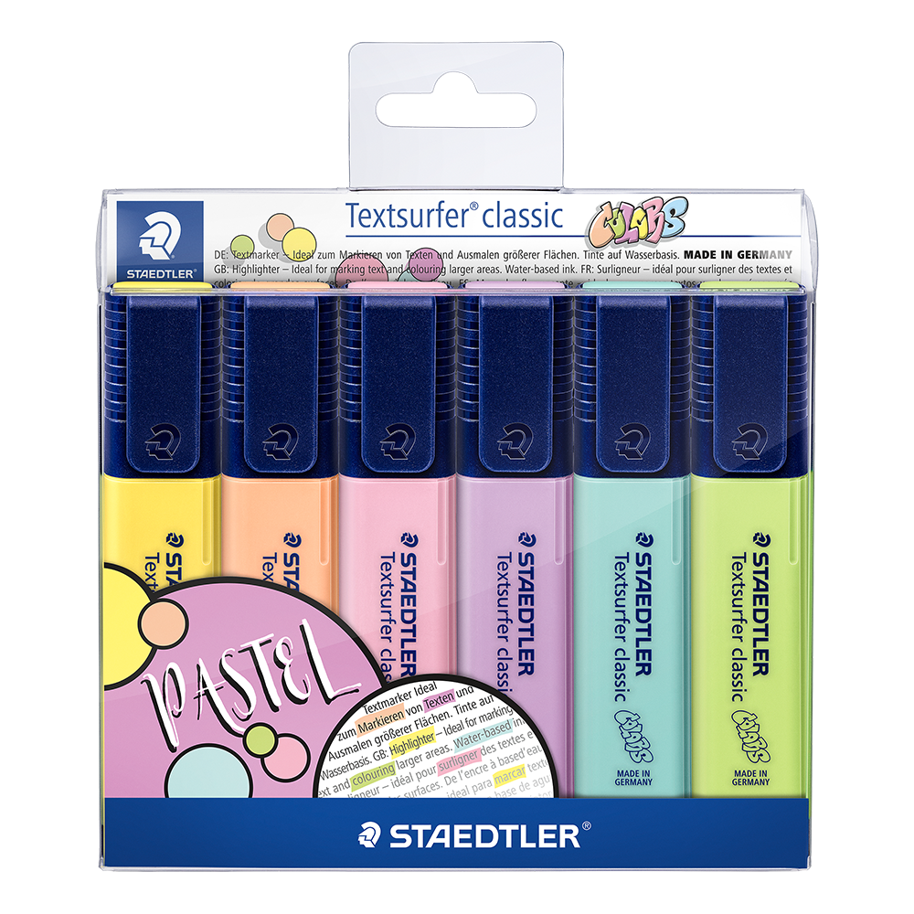 Staedtler Textsurfer Pastel Highlighters Assorted