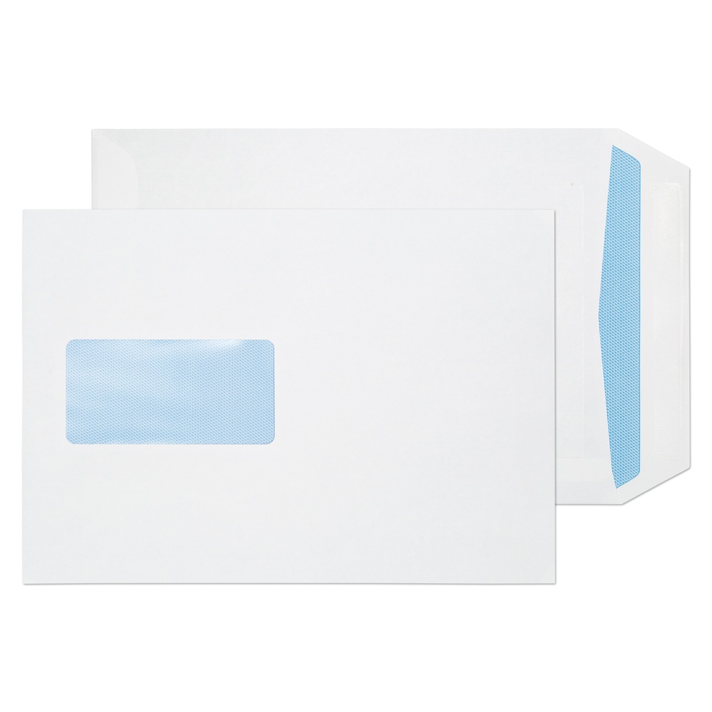 C5 Window Pocket Self Seal Envelopes White 90gsm