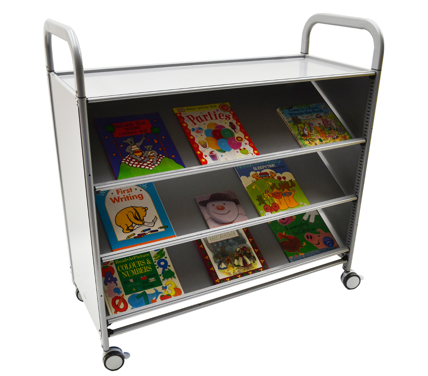 CalStor Library Unit Tilt Shelves