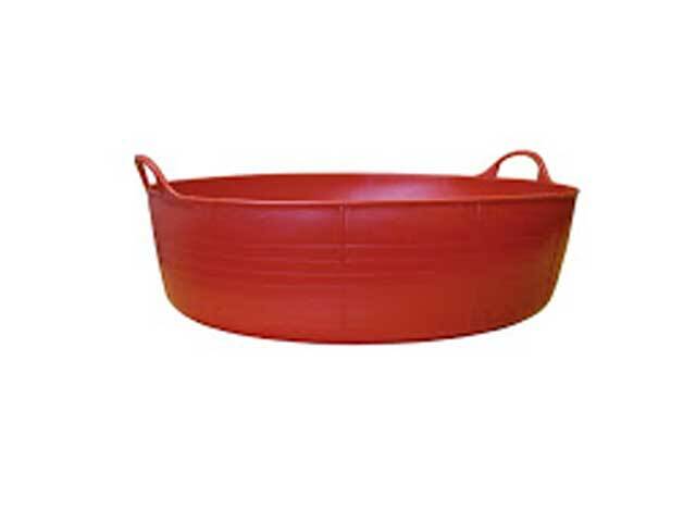 Tubtrugs Flexible Shallow Tubs 35 litres - Red