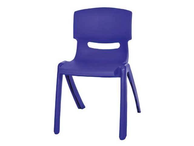Stackable Children's Plastic Chairs Blue
