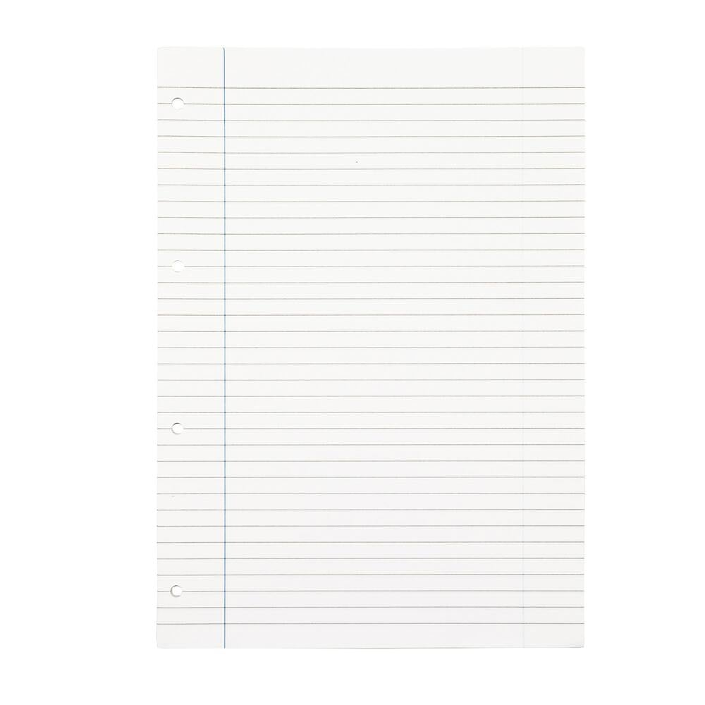 60 Sheets Ruled Loose Leaf Paper for A5 / 20 Holes Size Folder Ruled, 60-Sheet, S Ruled Paper 