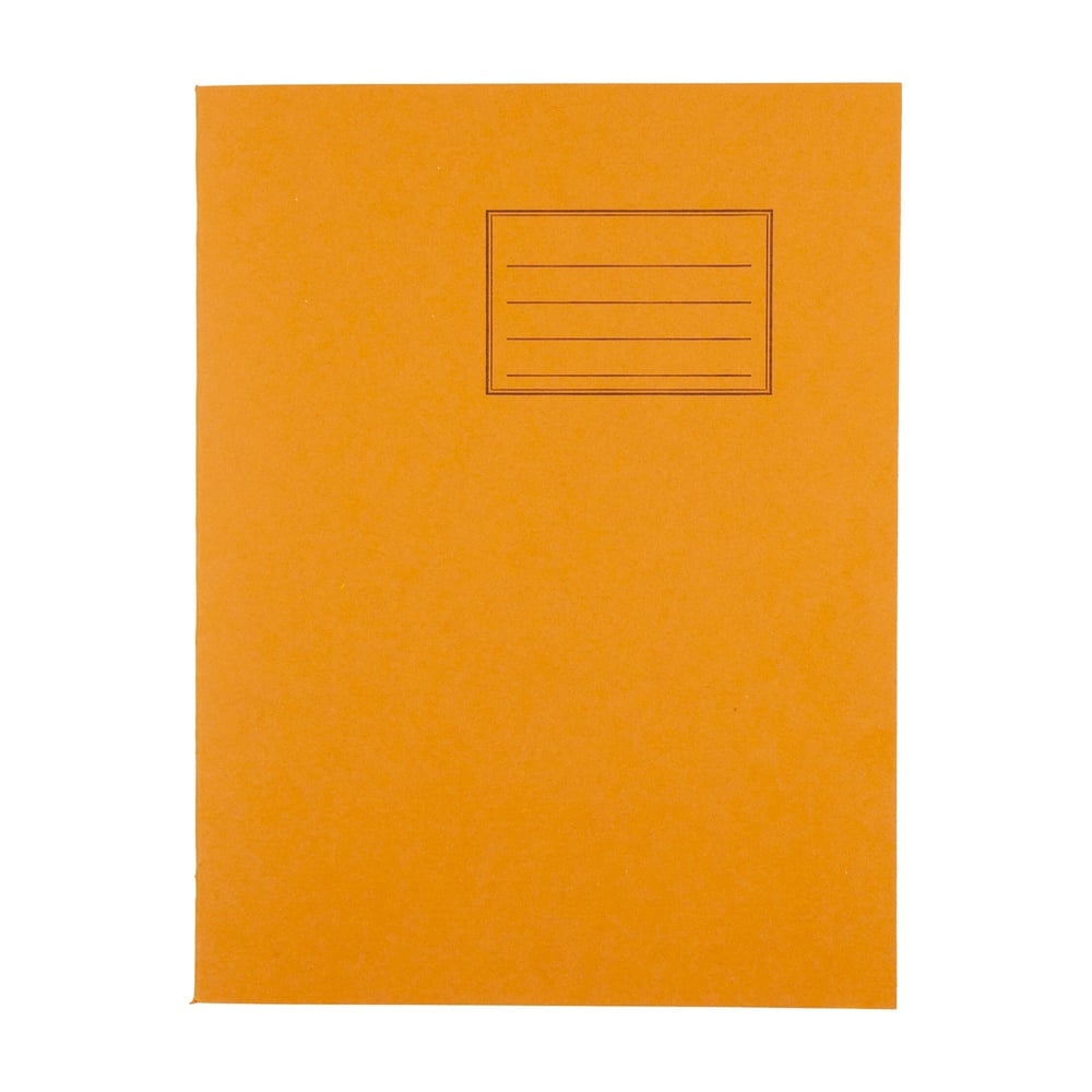Exercise Books 9 X 7 80 Page 10mm Squared Orange