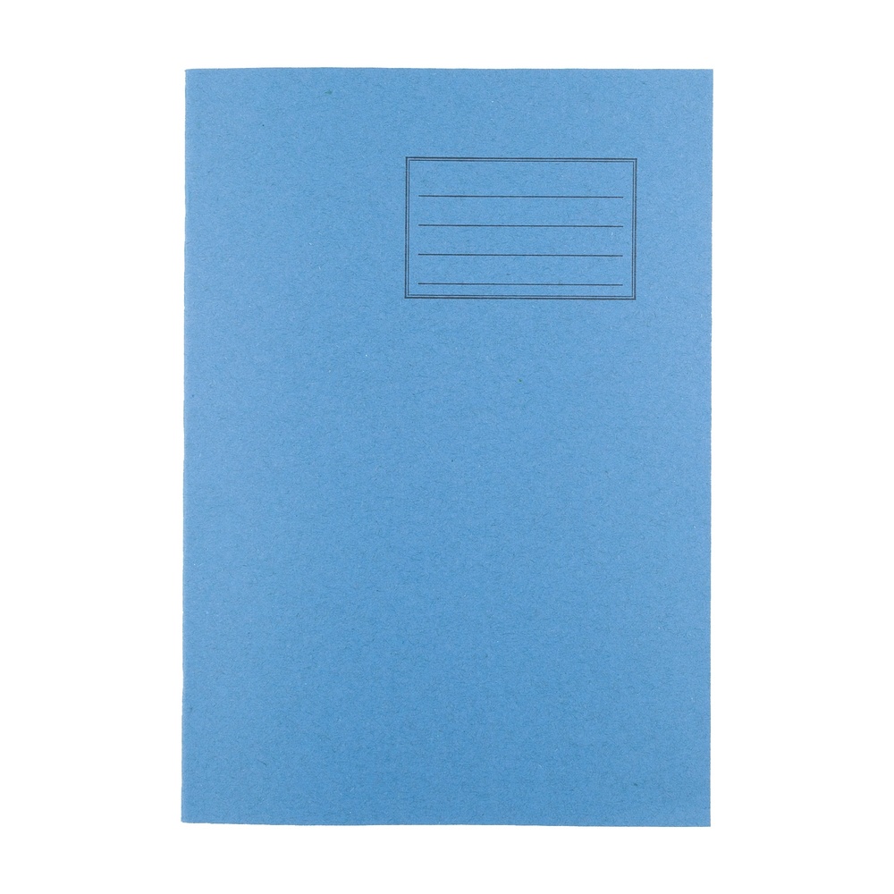 Exercise Books A4 80 Page 5mm Squared Light Blue
