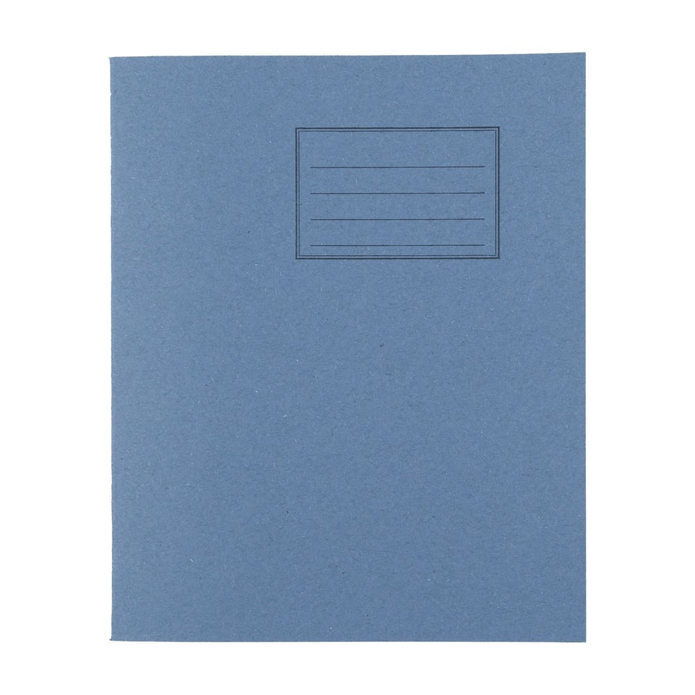 Exercise Books 8 x 6.5 48 Page 10mm Feint Light Blue
