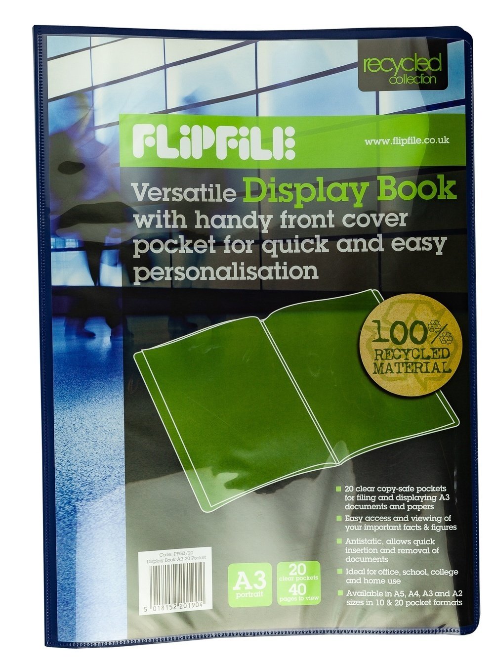 Flexible A3 Presentation Display Book 20 Pocket