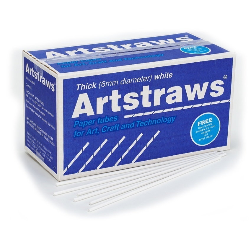 Artstraws 6mm White