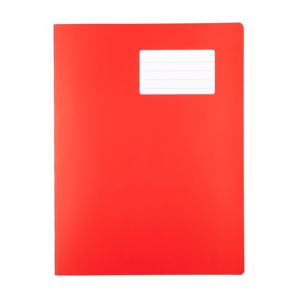 Durabook Exercise Books A4+ (320 X 240mm) 80 Page 8mm F&M Red