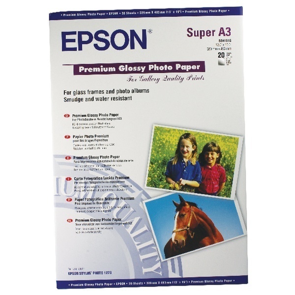Epson A3+ Premium Gloss Photo Paper