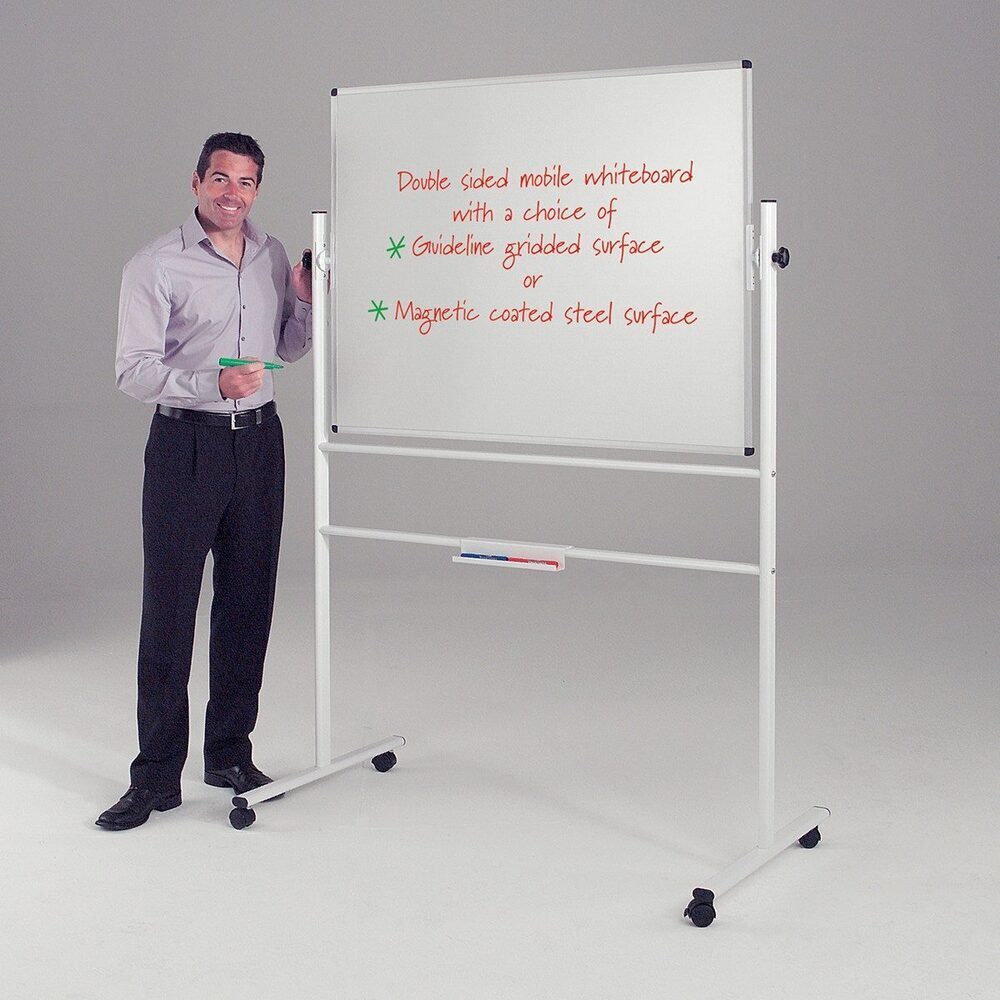 Standard Revolving Magneic Whiteboard 1200 X 1500mm