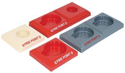 Economy Fire Points - 75 x 645 x 310mm Double - Red