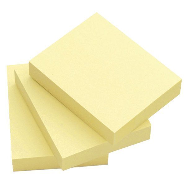 Sticky Notes 50 X 75mm Yellow
