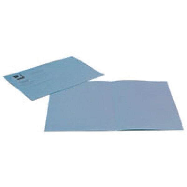 Square Cut Folders Light Weight Blue