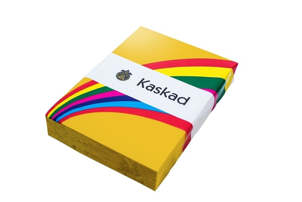 Kaskad Bright Tints A4 160gsm Canary Yellow