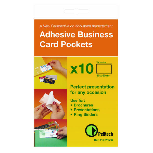 Business Card Pocket 60 X 95mm Side Open