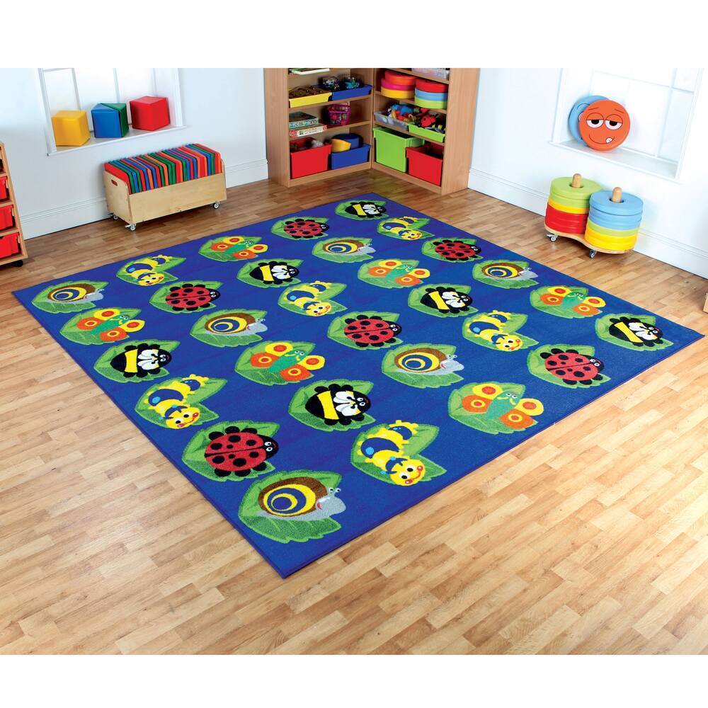 Back to Nature Square Bug Rug, 3 x 3m