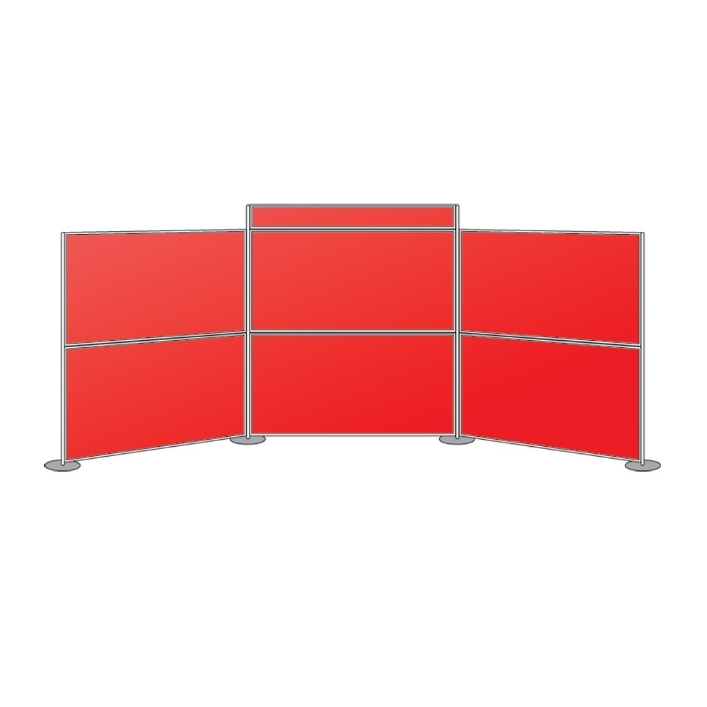 Mightyboard Display Kit I 1800 X 5400 6 Panels & 1 Header Alfa Red