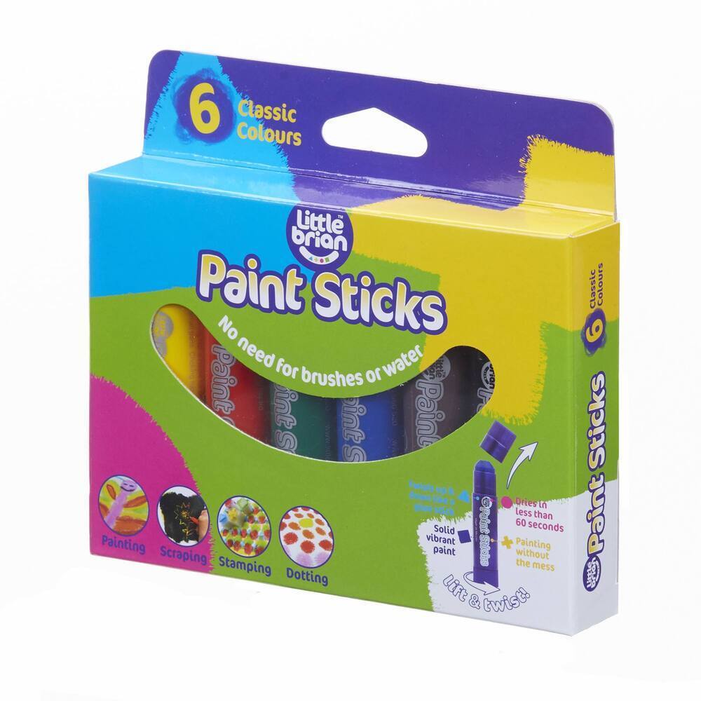 Little Brian Paint Sticks - Box Set Assorted Colours  **WSL**