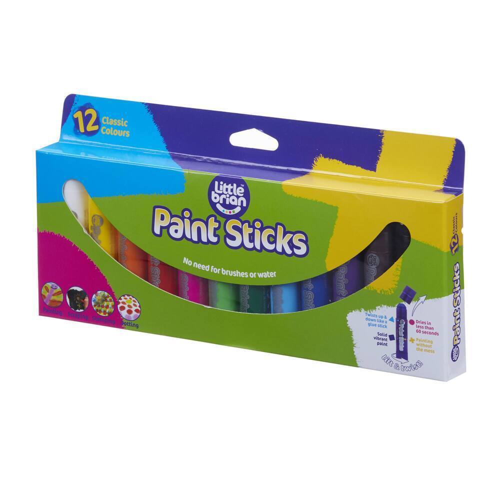 Little Brian Paint Sticks - Box Set Assorted Colours  **WSL**