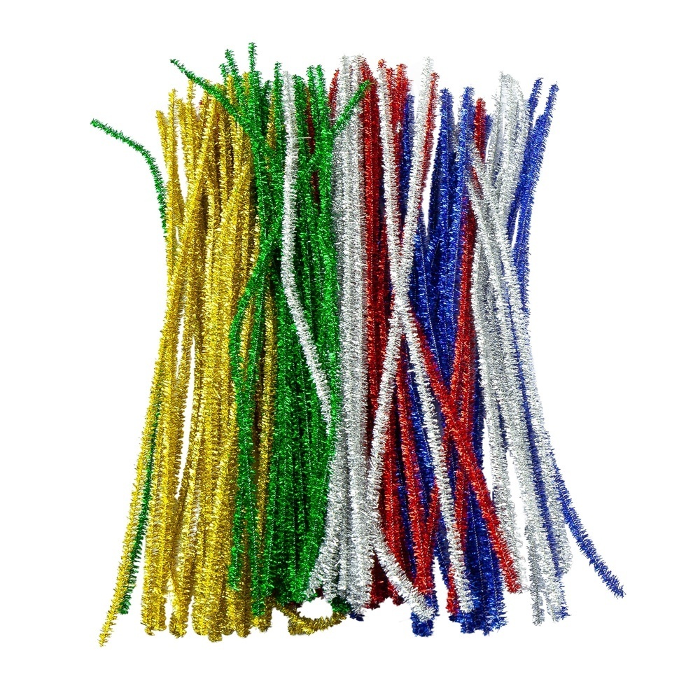 Pipe Cleaners Glitter Sparkles 300 X 6mm
