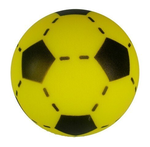 Soft Foam Sponge Football 20cm Yellow