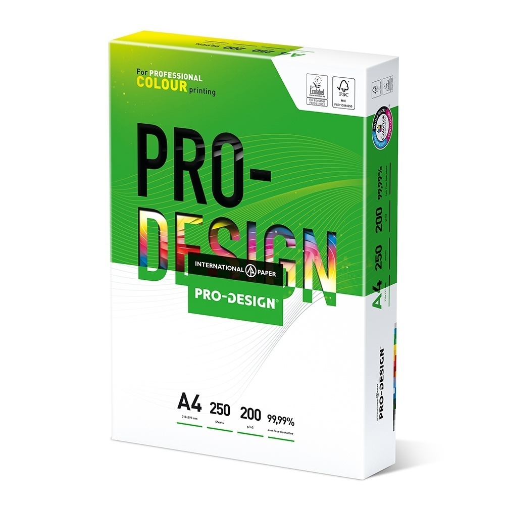 Pro Design Smooth Colour Laser Paper A4 200gsm White