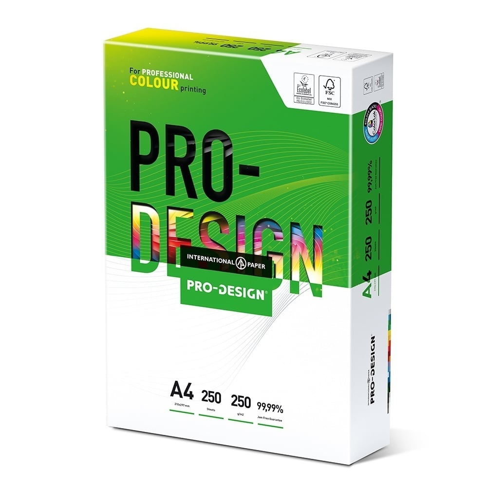 Pro Design Smooth Colour Laser Paper A4 250gsm White