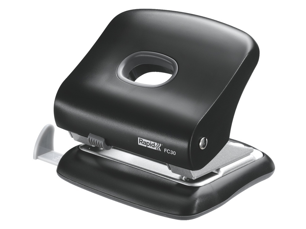 Rapid FC30 Two Hole Punch 30 Sheet Black