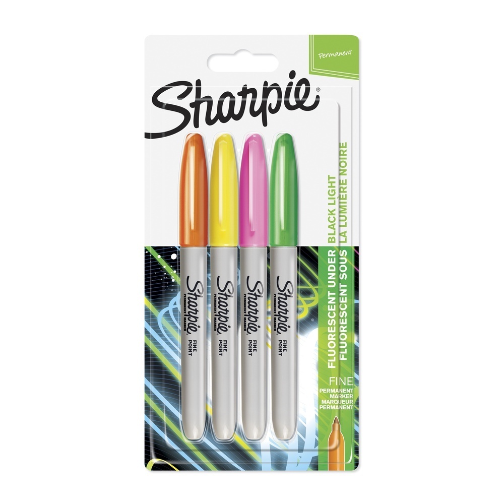 Sharpie Neon Permanent Markers Assorted