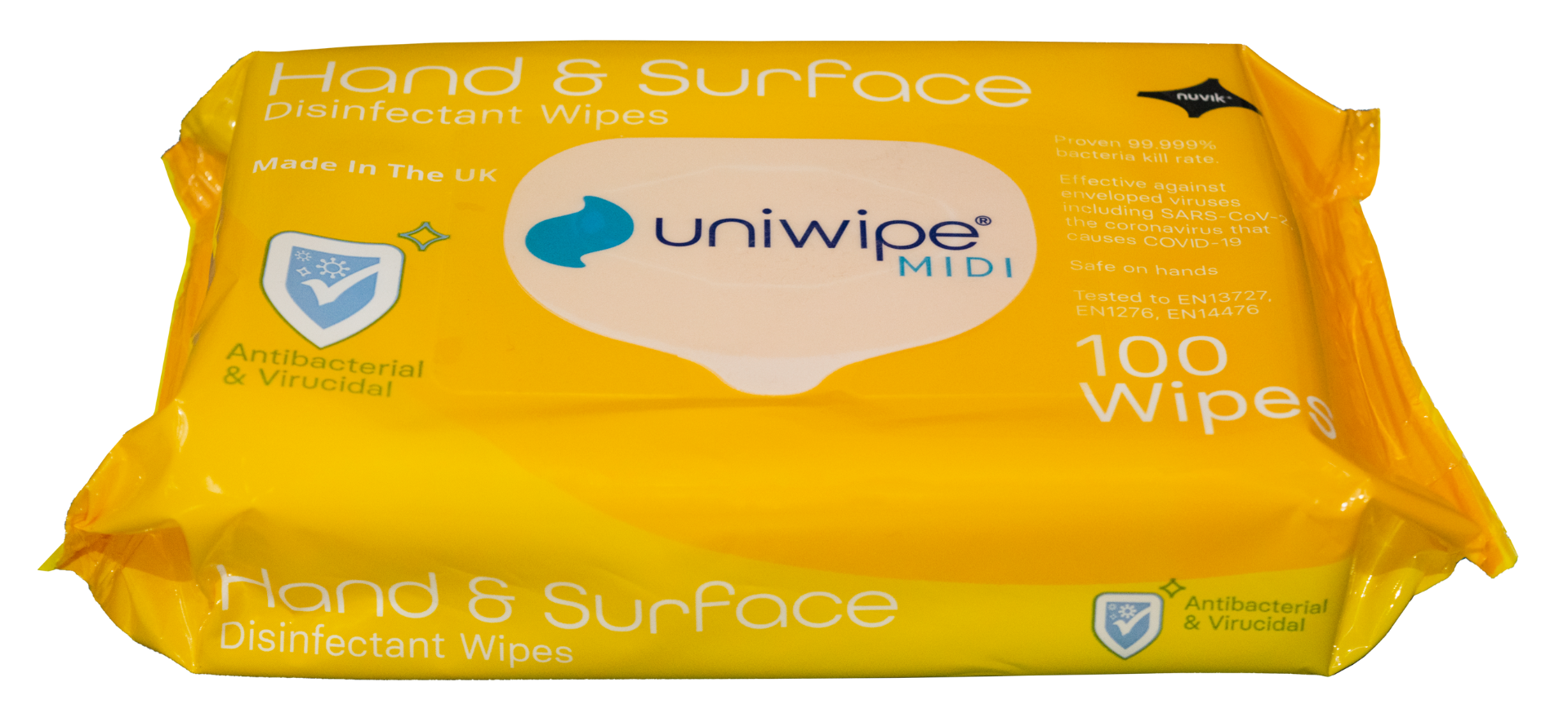Uniwipe Hand & Surface Disinfectant Midi Wipes