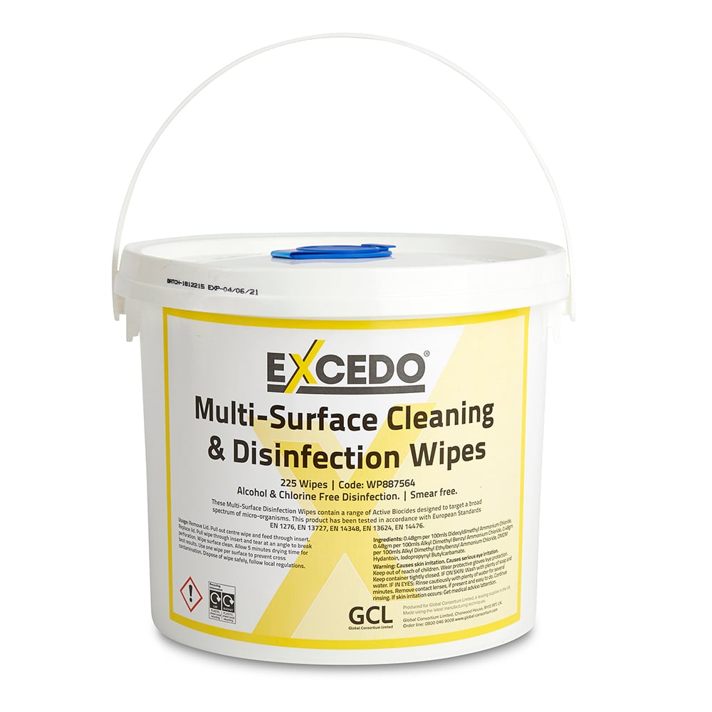 Multi-Surface Virucidal & Disinfection Wipes Tub