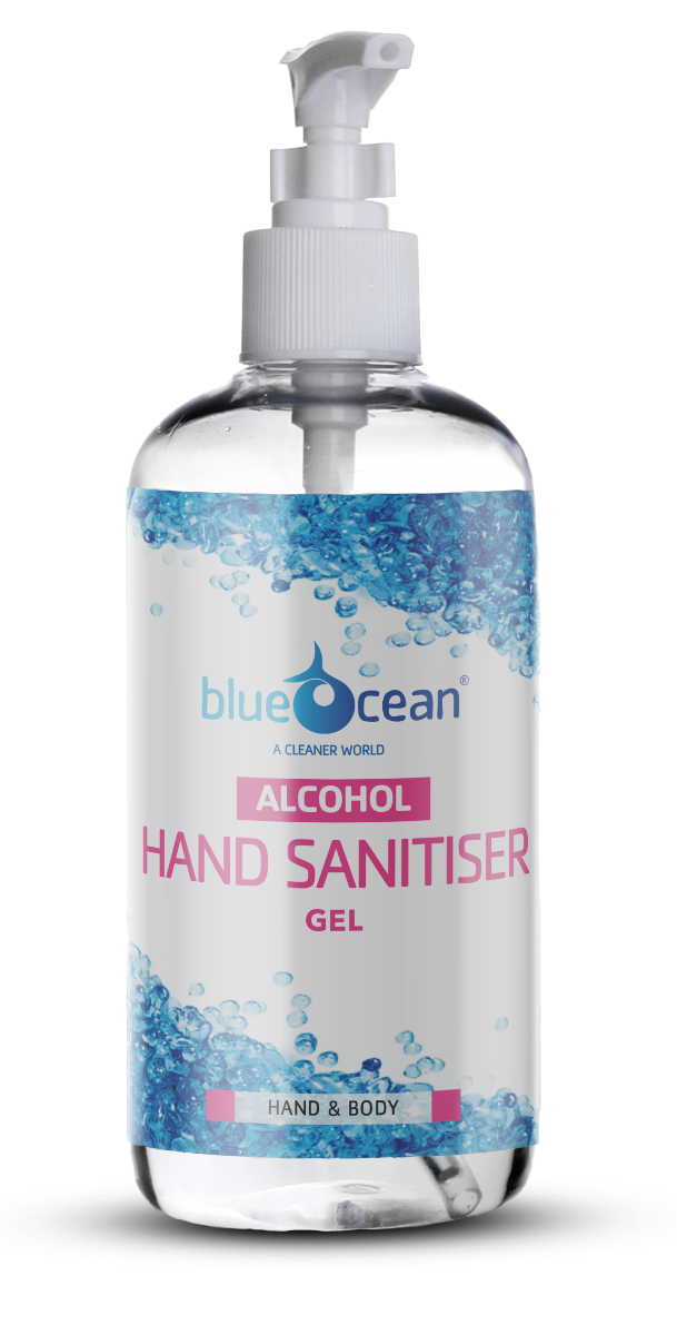 BlueOcean Alcohol Gel Hand Sanitiser 300ml Hand Pump