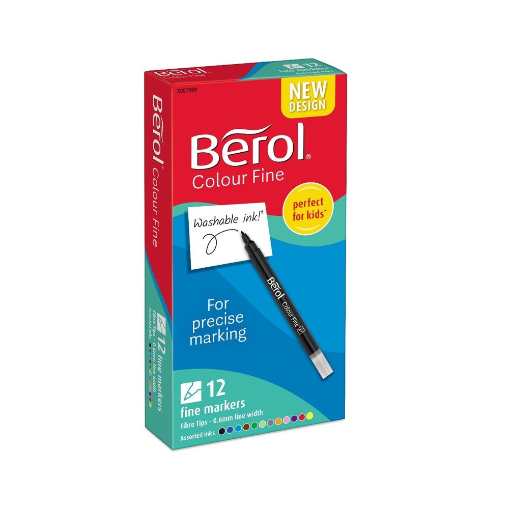 Berol Colourfine Pen - Assorted Wallet