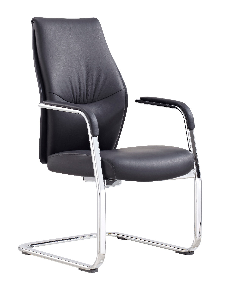 Chelsea Executive Black Leather Look cantilever Chair