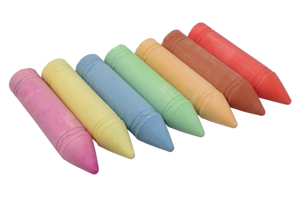Giant Pencil Chalks Assorted