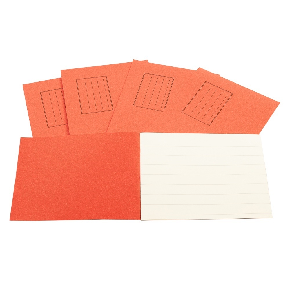 Exercise Books 5.25 X 6.5 24 Page 15mm Feint Red