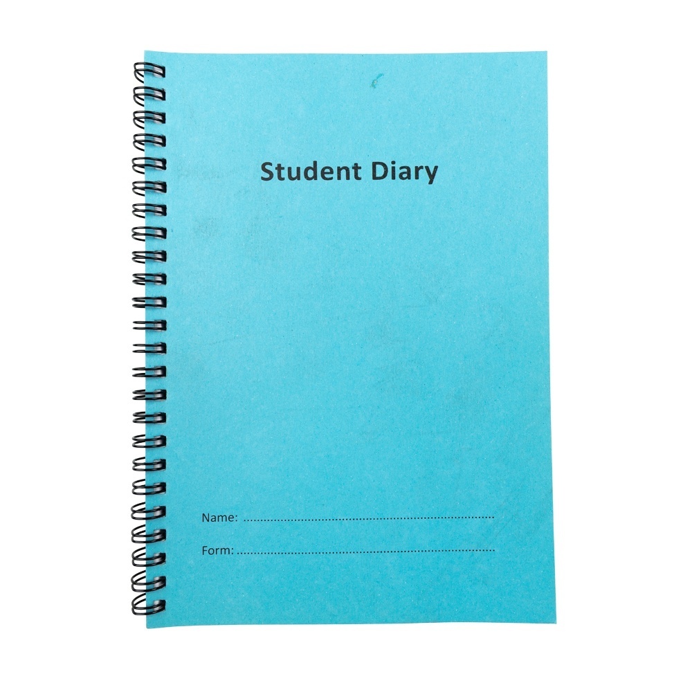 A5 Student Diary Pearl Blue