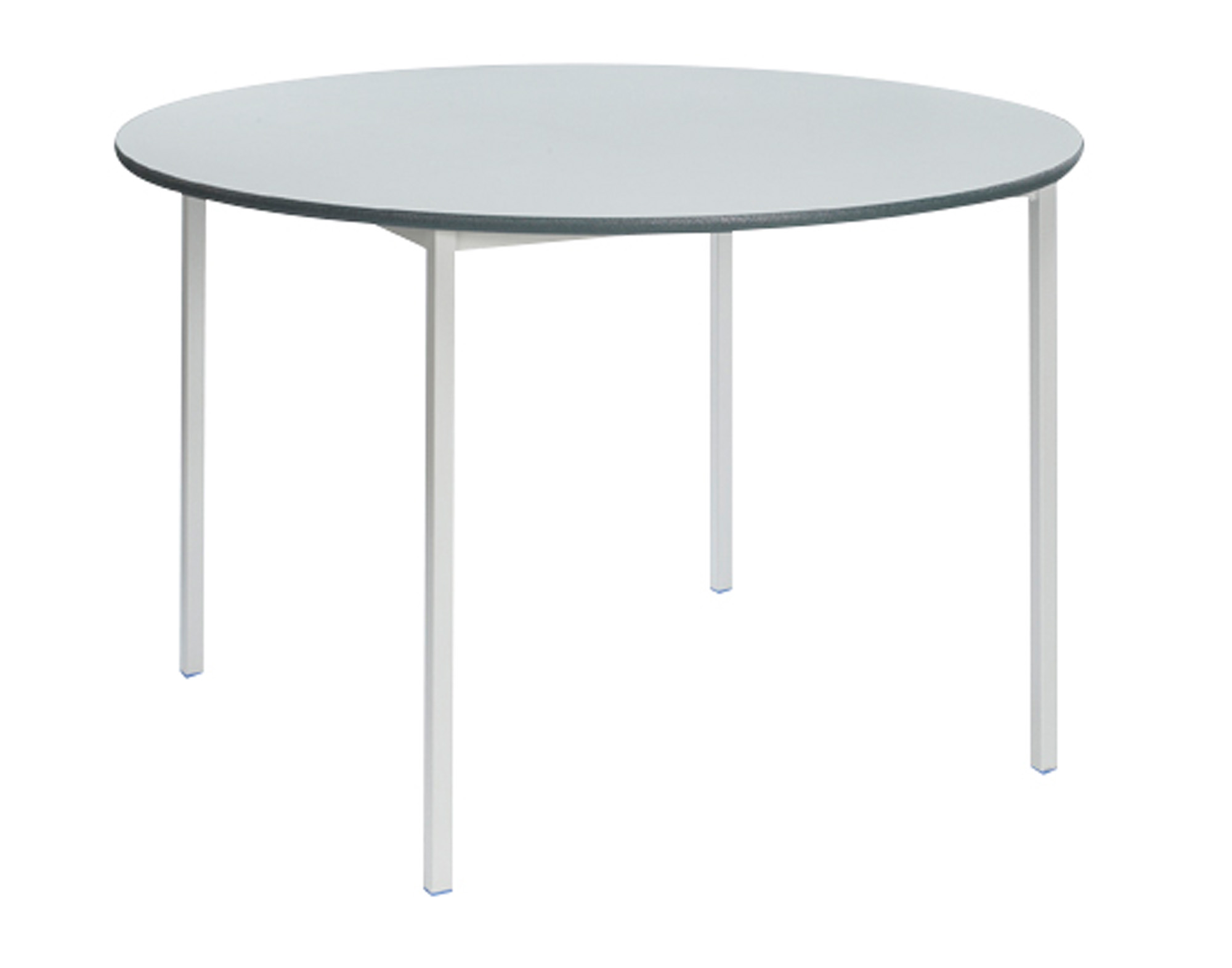 Student Table Fully Welded Frame PU Edge Circle