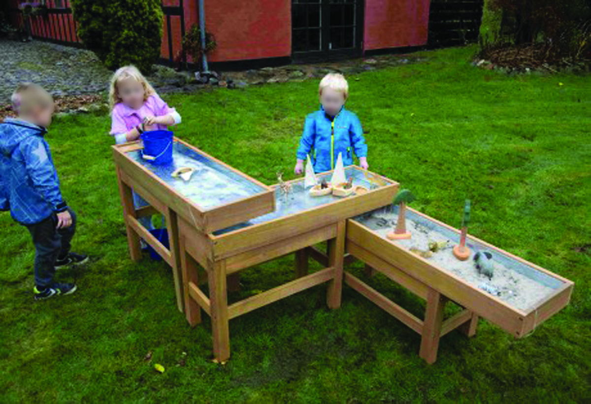 Outdoor Sand & Water Tables With Sink & Water Pump